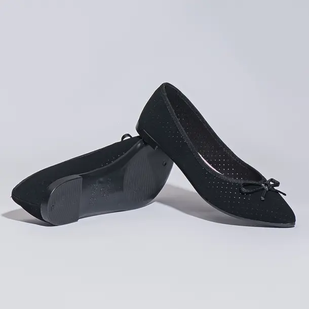 Sapatilha Feminina Moleca .5727115.14808 Nobuck Preto