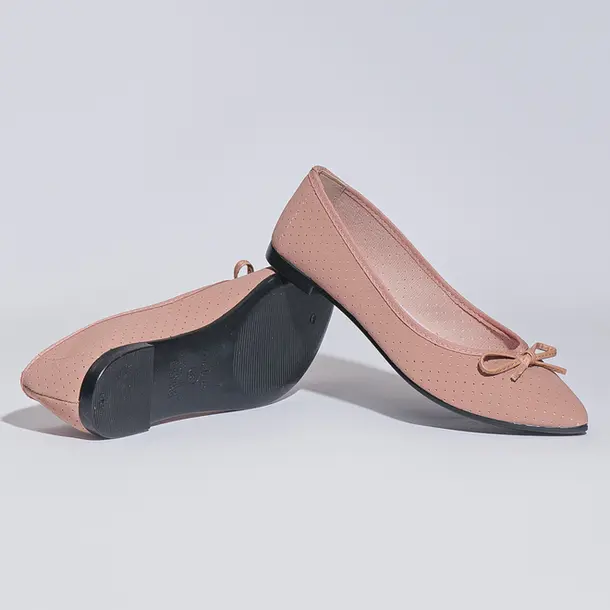 Sapatilha Feminina Moleca .5727115.14808 Nobuck Nude