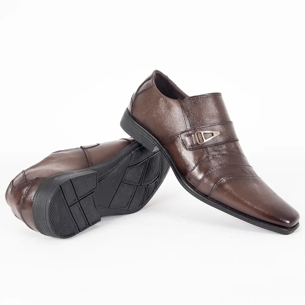 Sapato Social Masculino Bico Fino Marrom .RMO4016