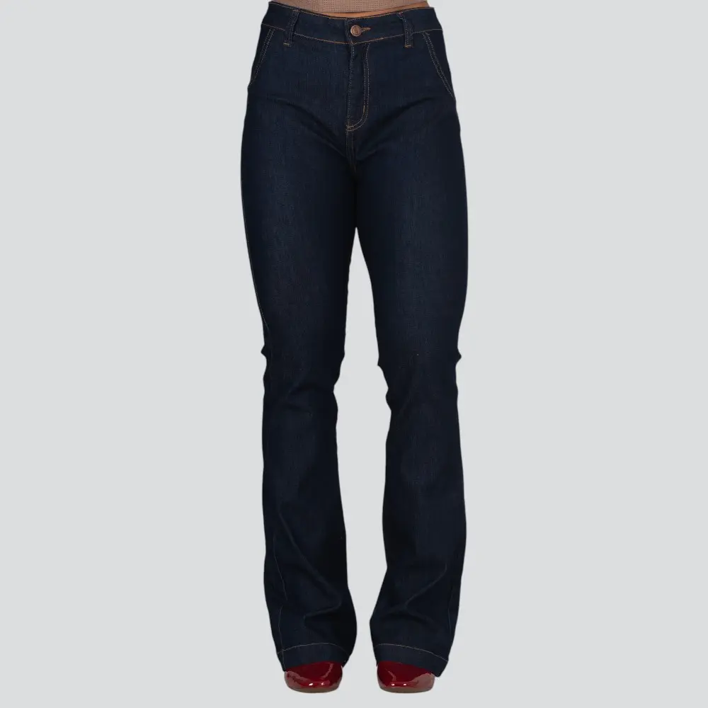 Calça Feminina Jeans Flare .BK32012
