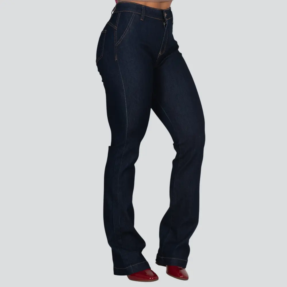 Calça Feminina Jeans Flare .BK32012