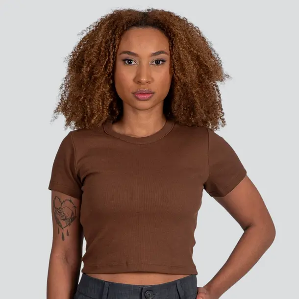 Blusa Feminina Manga Curta Ribana .91740