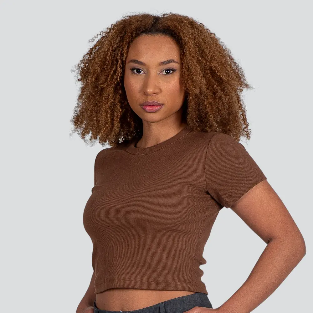 Blusa Feminina Manga Curta Ribana .91740