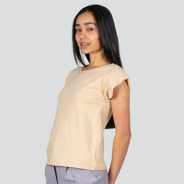 Blusa Feminina Muscle Tee .FW2827 Creme