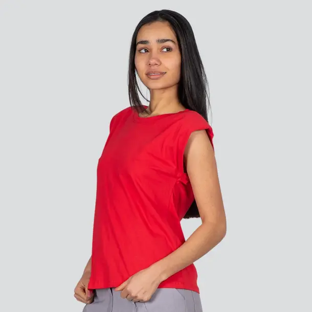 Blusa Feminina Muscle Tee .FW2827 Vermelho
