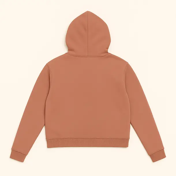 BLUSÃO FEM MOLETOM C CAPUZ ESTMP.1001530 Salmao