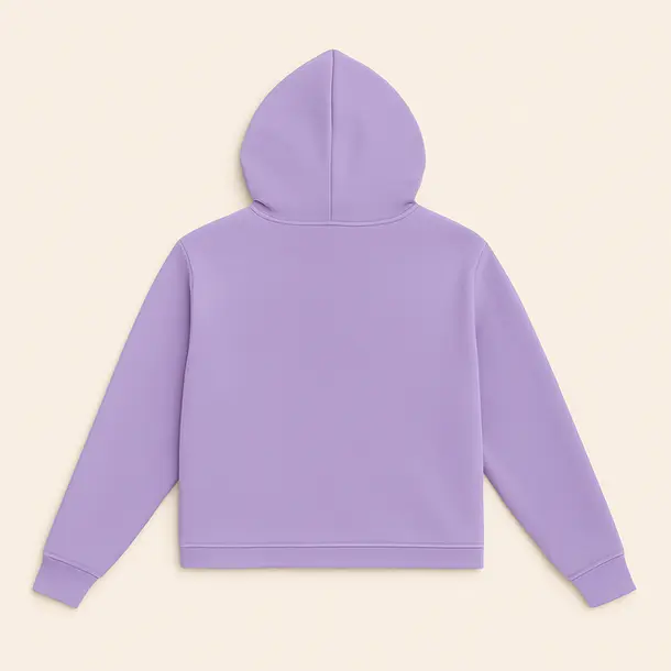 BLUSÃO FEM MOLETOM C CAPUZ ESTMP.1001530 Lilas