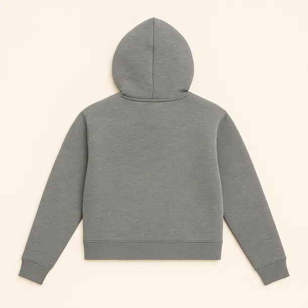 BLUSÃO FEM MOLETOM C CAPUZ ESTMP.1001530 Mescla