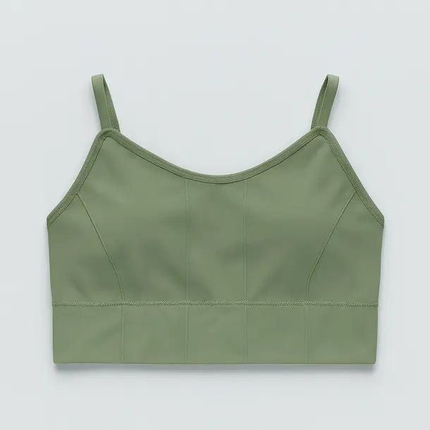 Top Feminino Com Alça Fina Regulável Poliamida Com Bojo .9009142 Cinza