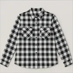 CAMISA XADREZ FEMININO MANGA LONGA .SF01-1