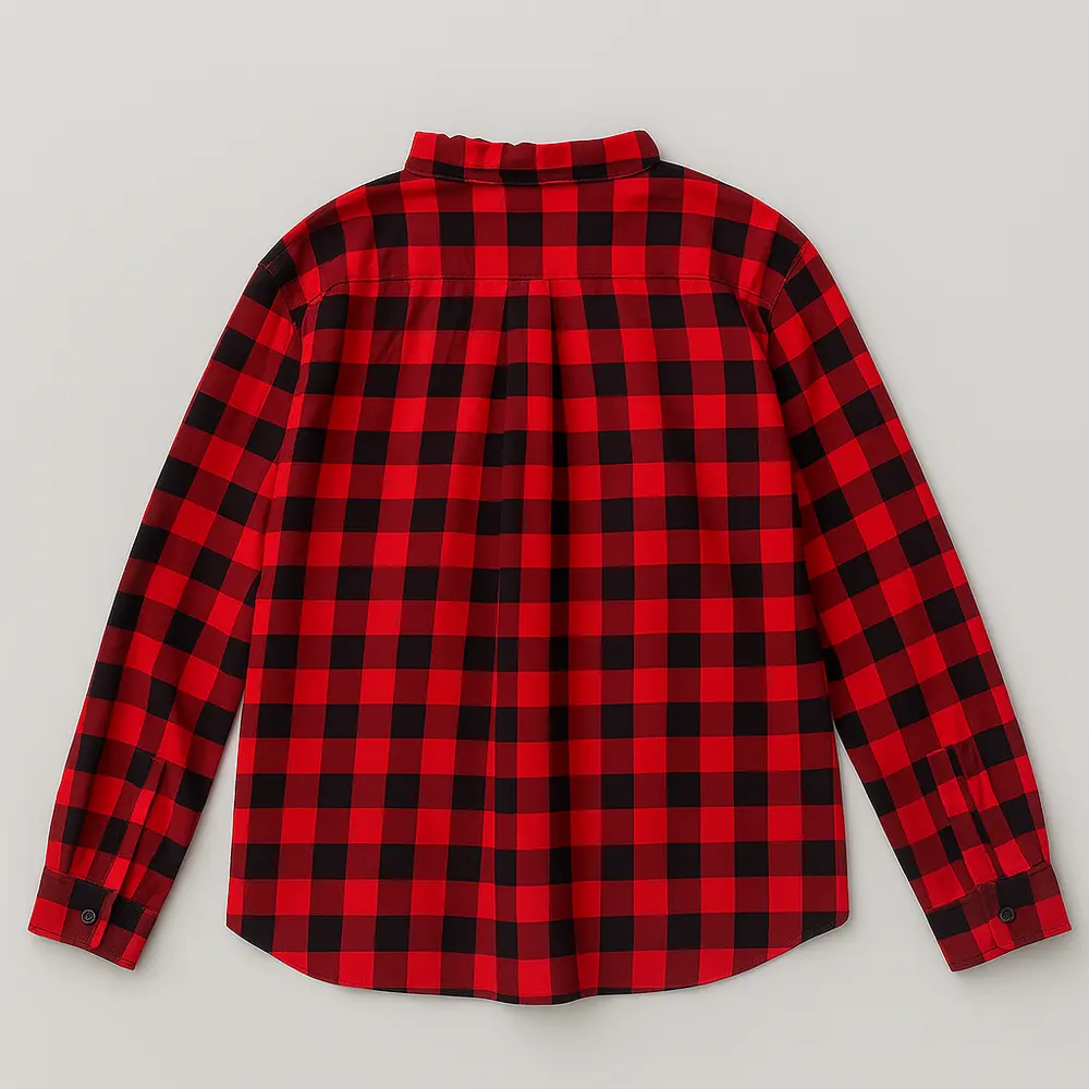 CAMISA XADREZ FEMININO MANGA LONGA .SF01-1