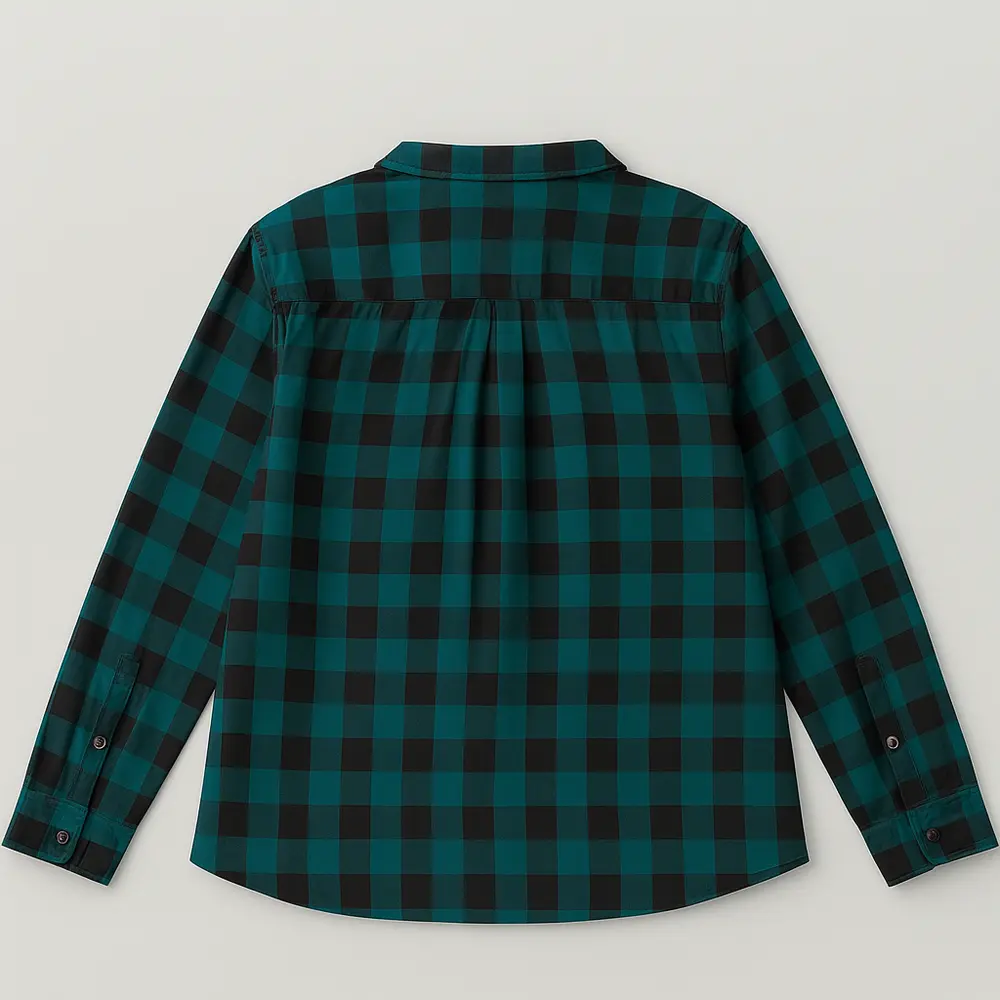 CAMISA XADREZ FEMININO MANGA LONGA .SF01-1