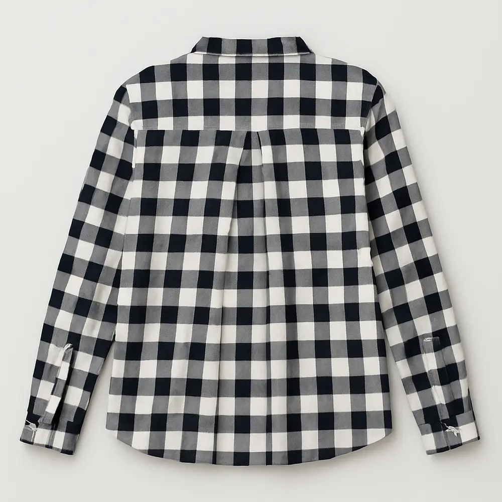 CAMISA XADREZ FEMININO MANGA LONGA .SF01-1