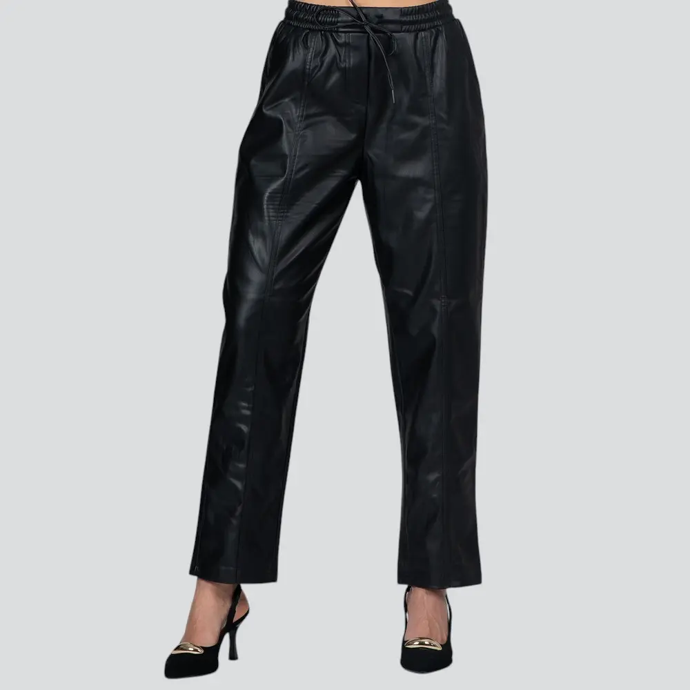 Calça Feminina Reta Com Elástico No Cos P.U. .240466