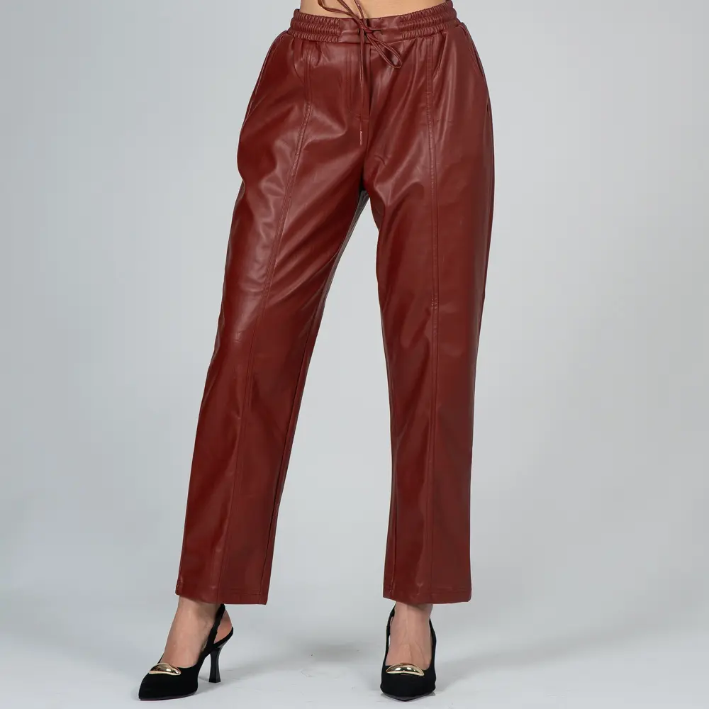 Calça Feminina Reta Com Elástico No Cos P.U. .240466