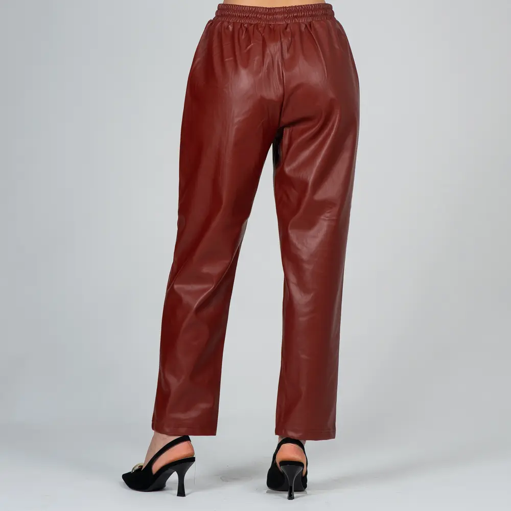 Calça Feminina Reta Com Elástico No Cos P.U. .240466