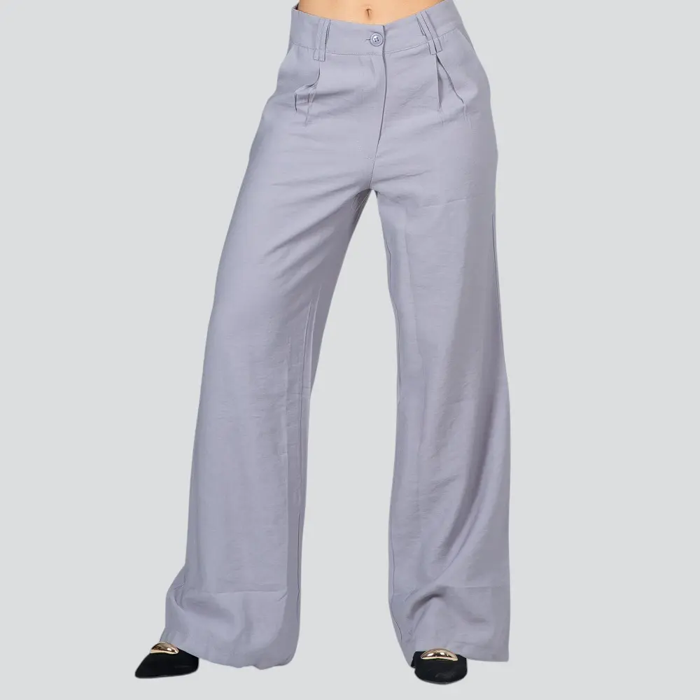 Calça Feminina Alfaiataria Pantalona .00800