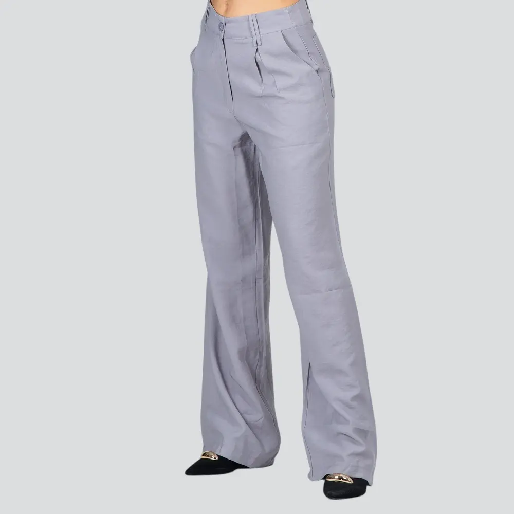 Calça Feminina Alfaiataria Pantalona .00800