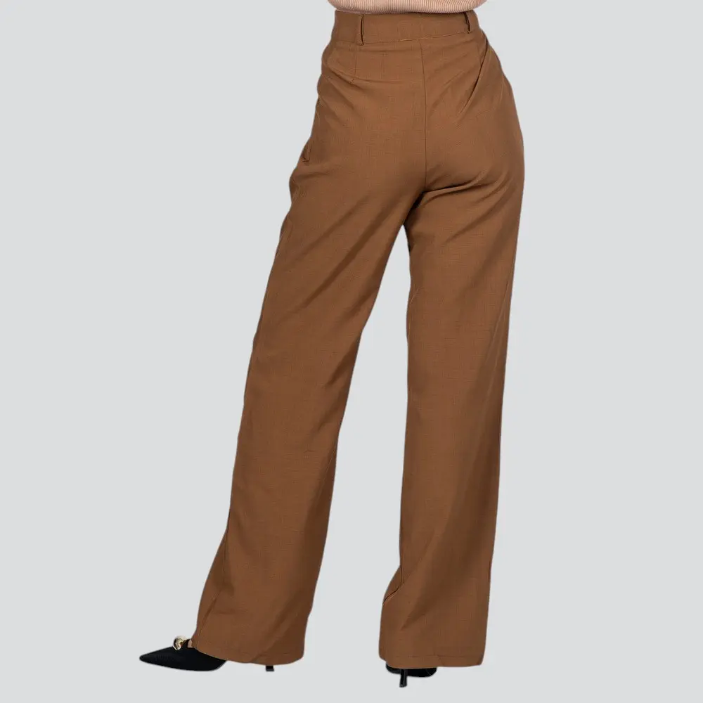 Calça Feminina Alfaiataria Pantalona .HQ115