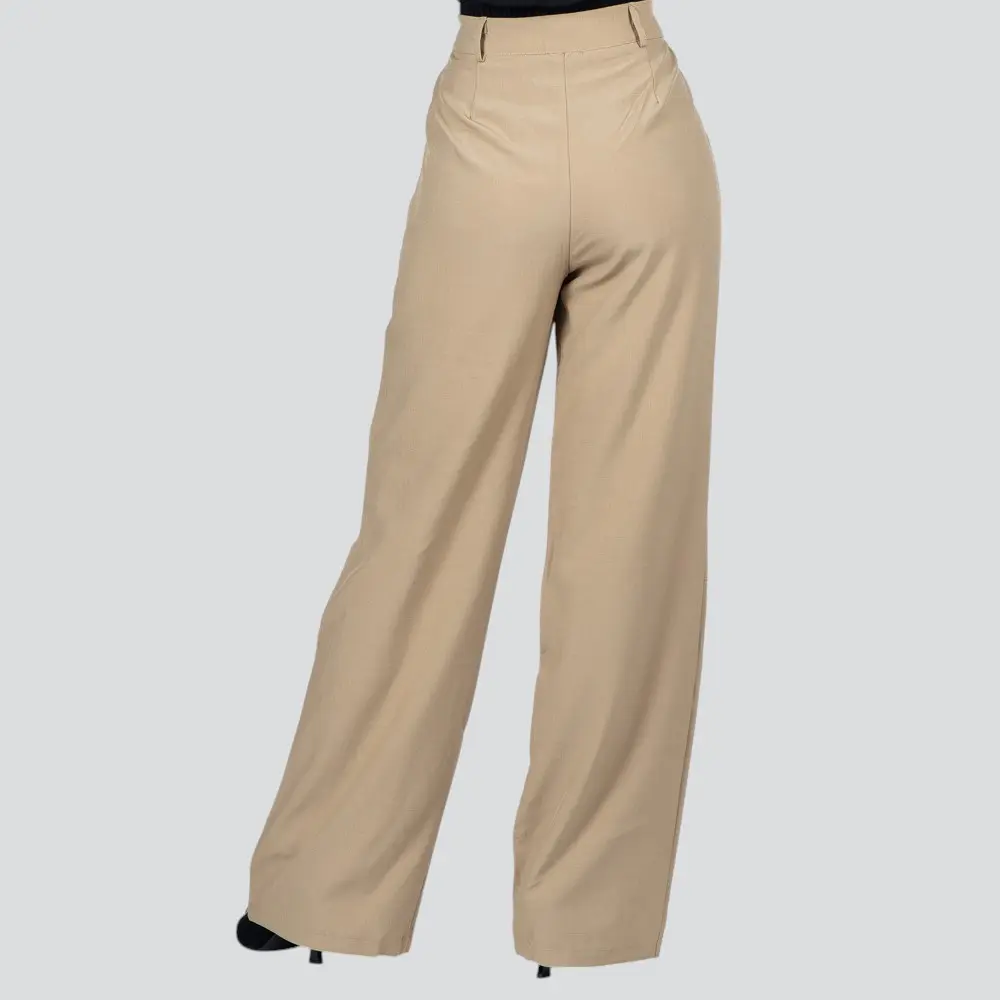 Calça Feminina Alfaiataria Pantalona .HQ115
