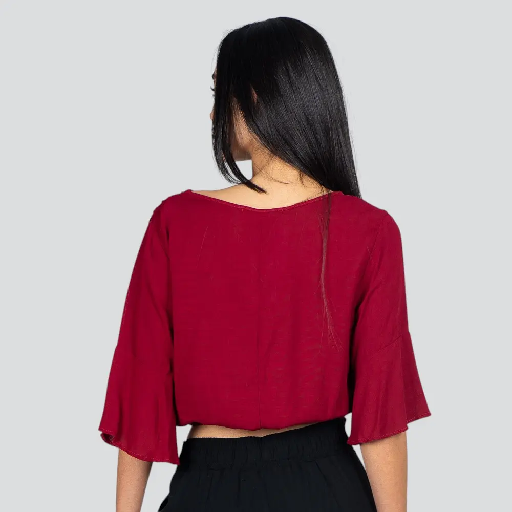 Blusa Feminina MG 7/8 Flare Viscose .1100286