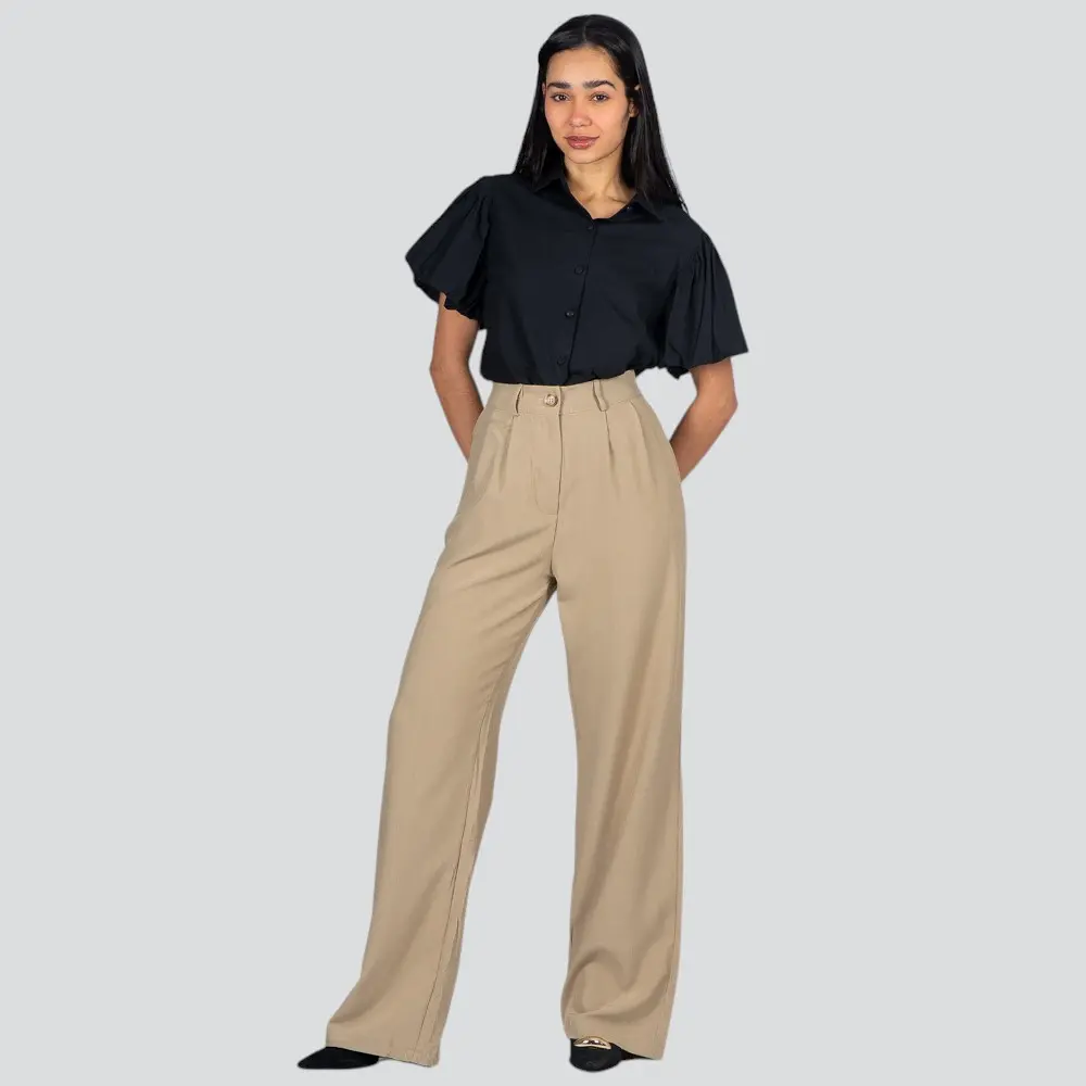 Camisa Feminina Manga Curta Bufante .SF-17