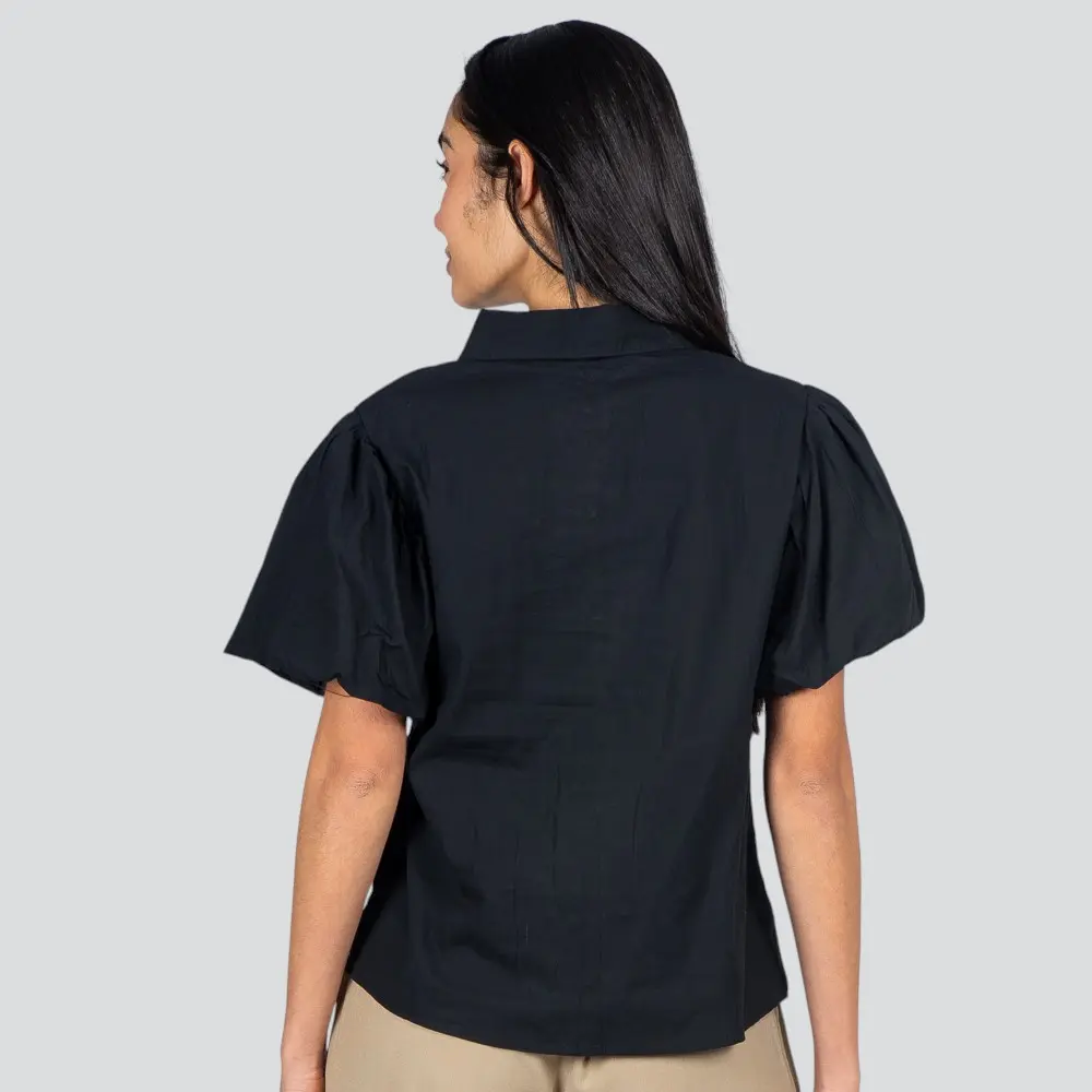 Camisa Feminina Manga Curta Bufante .SF-17