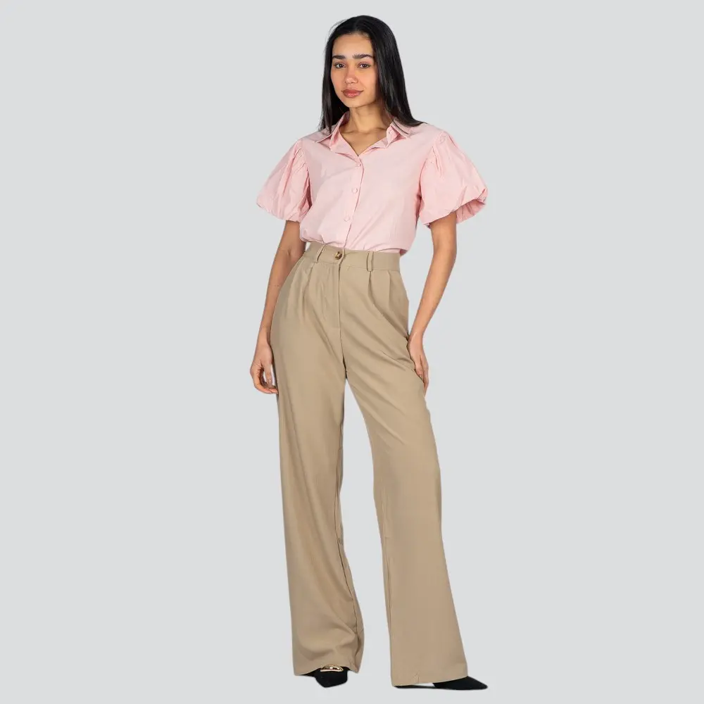 Camisa Feminina Manga Curta Bufante .SF-17