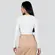 Blusa Feminina Manga Longa Tricô Modal Com Aplicação De Perolas .ZY22-2