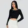 Blusa Feminina Manga Longa Tricô Modal Com Aplicação De Perolas .ZY22-2