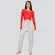 Blusa Feminina Manga Longa Tricô Modal Com Aplicação De Perolas .ZY22-2