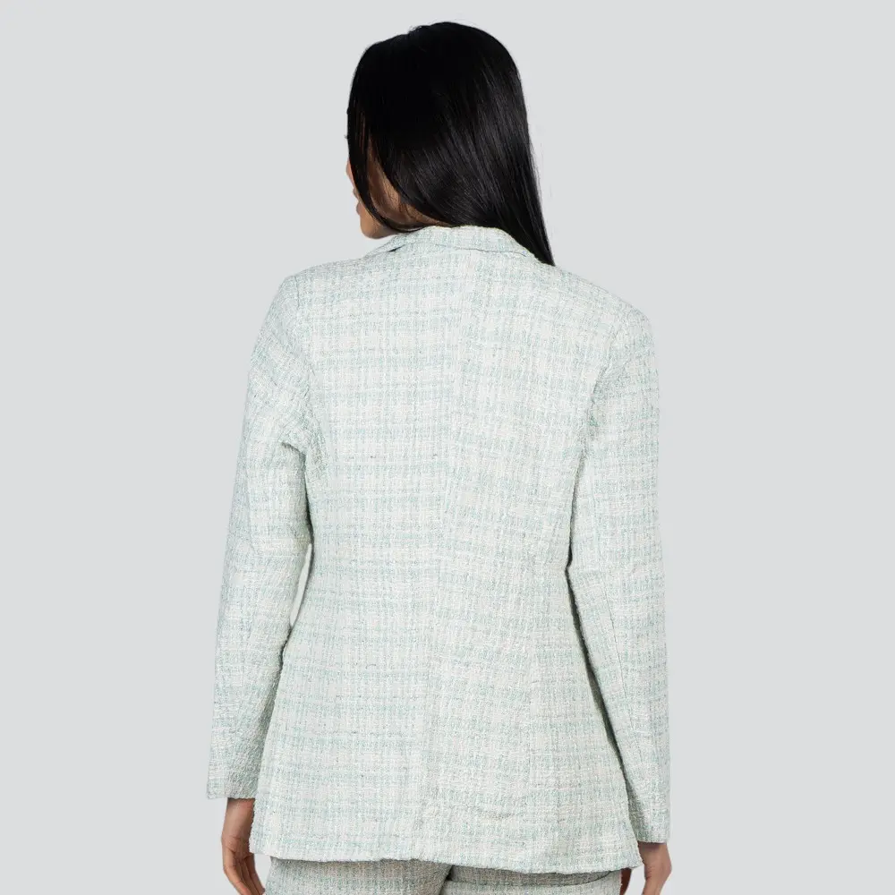 Blazer Feminino Tweed Texturizado .N-592B