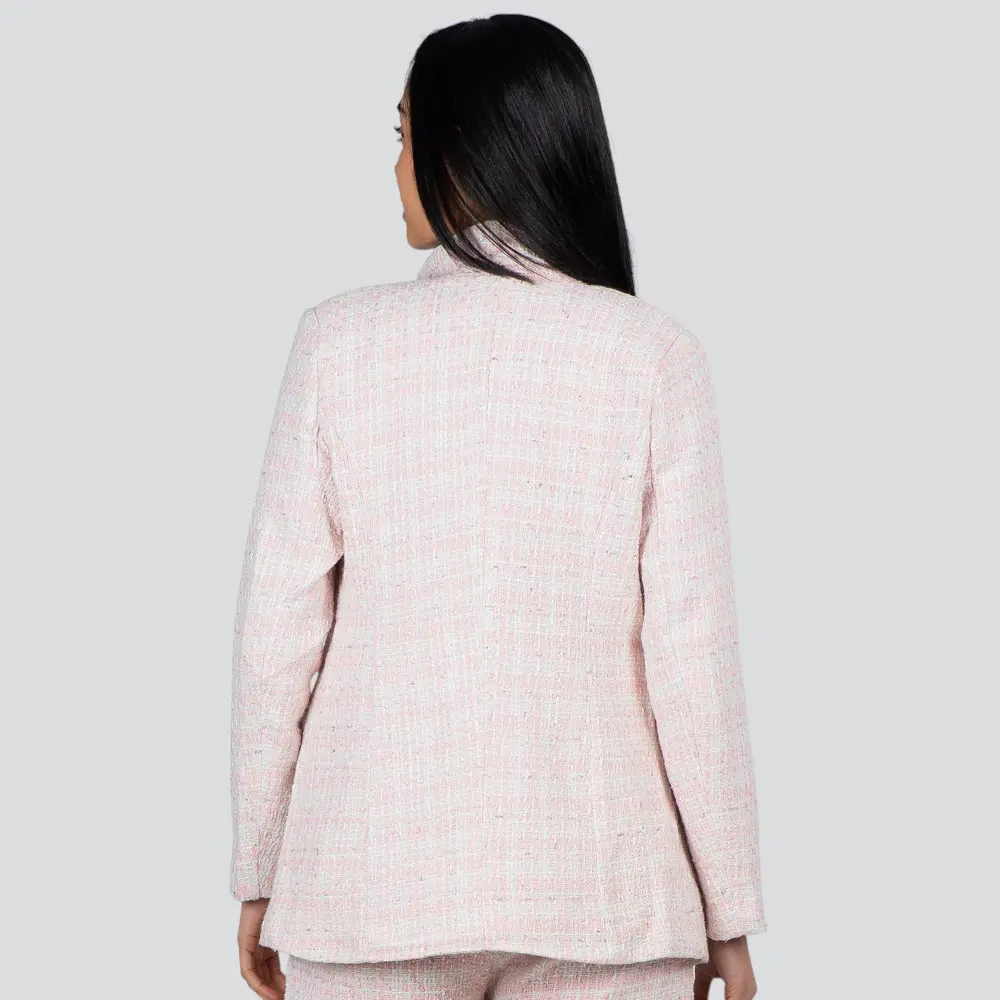 Blazer Feminino Tweed Texturizado .N-592B