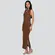 Vestido Feminino Longuete Tricô Modal .S1125