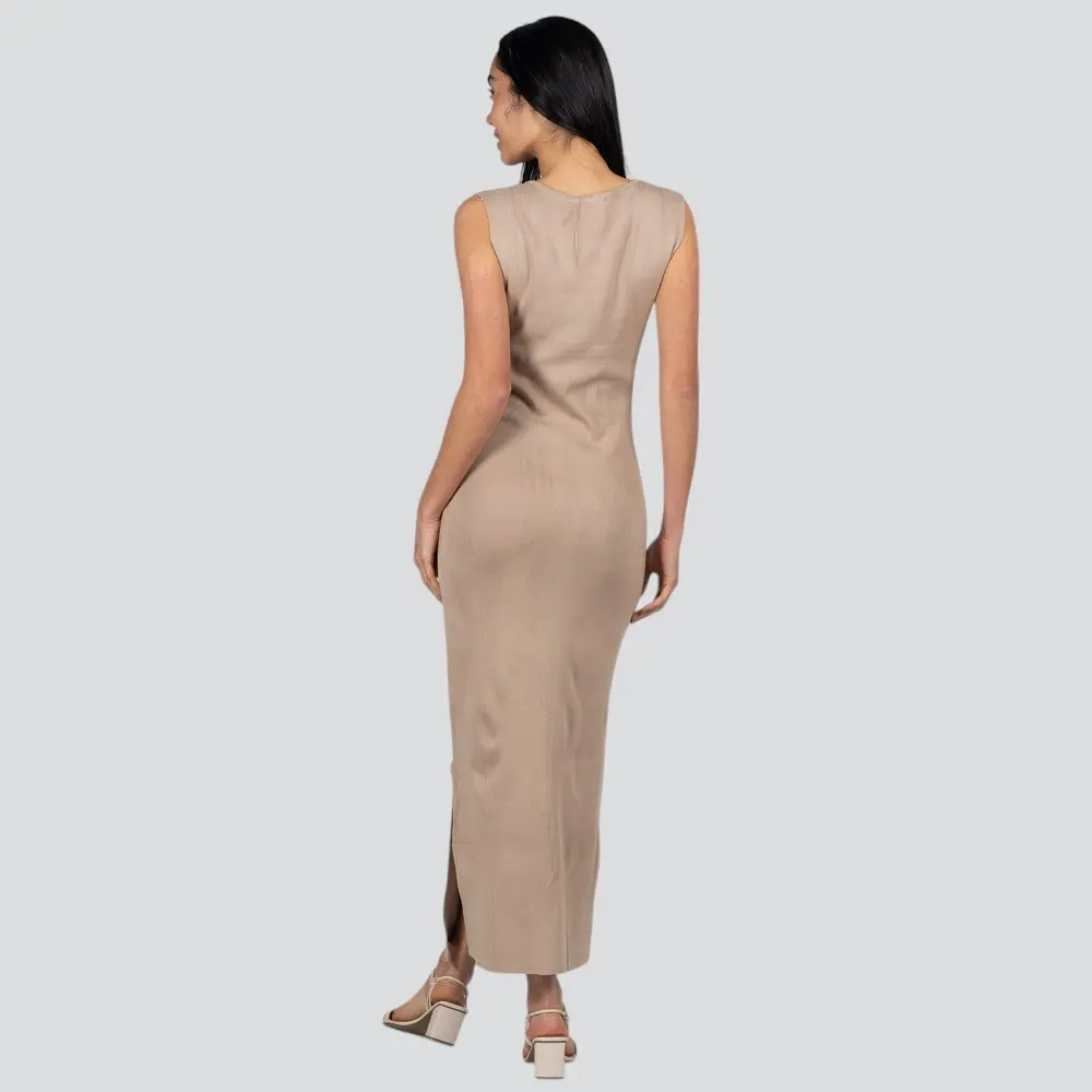 Vestido Feminino Longuete Tricô Modal .S1125