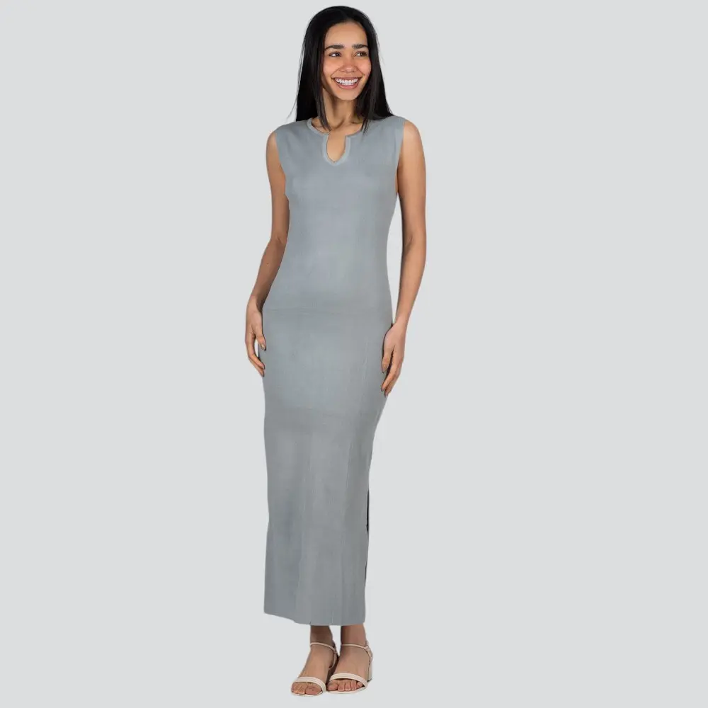 Vestido Feminino Longuete Tricô Modal .S1125