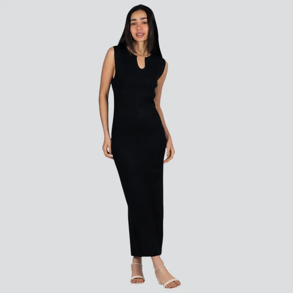 Vestido Feminino Longuete Tricô Modal .S1125