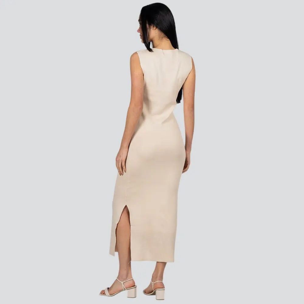 Vestido Feminino Longuete Tricô Modal .S1125