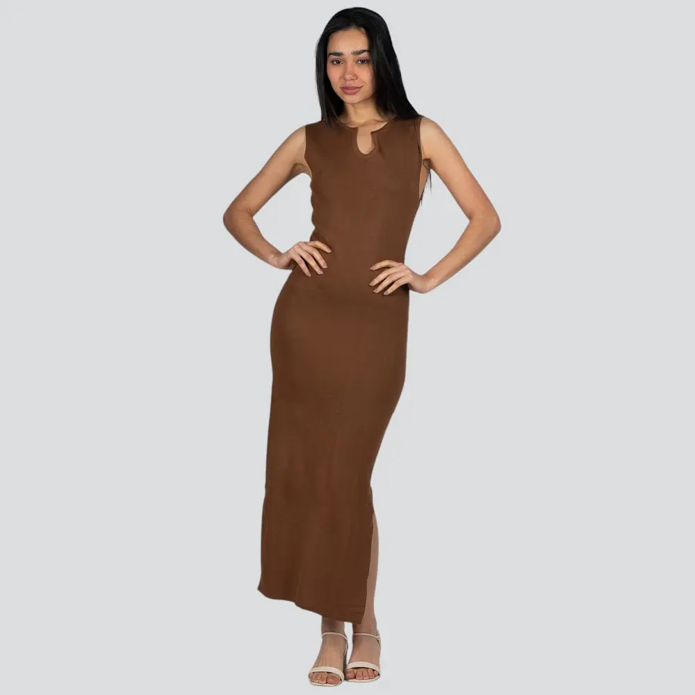 Vestido Feminino Longuete Tricô Modal .S1125