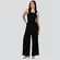 Macacão Feminino Pantalona Com Alça Média Elástico Viscose .517-1