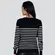 Blusa Feminina M/L Tricô Modal Listrado .1001693