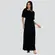 Vestido Feminino Longo Com Elástico MG 7/8 Ombro A Ombro Viscose .508-2