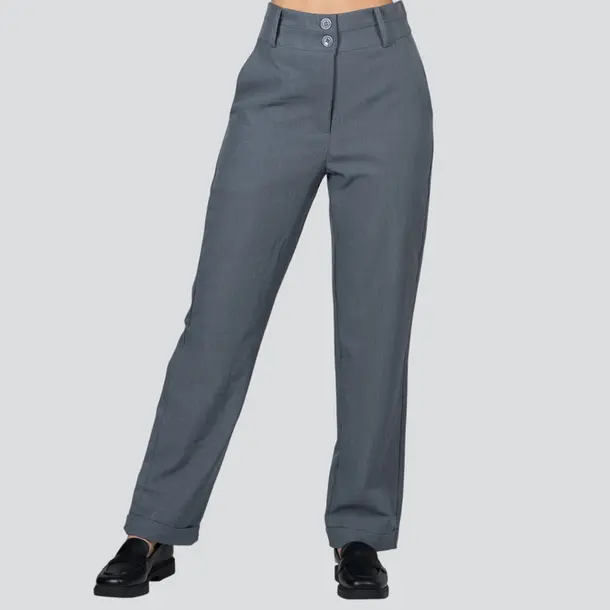 Calça Feminina Reta Alfaiataria .HQ-1657