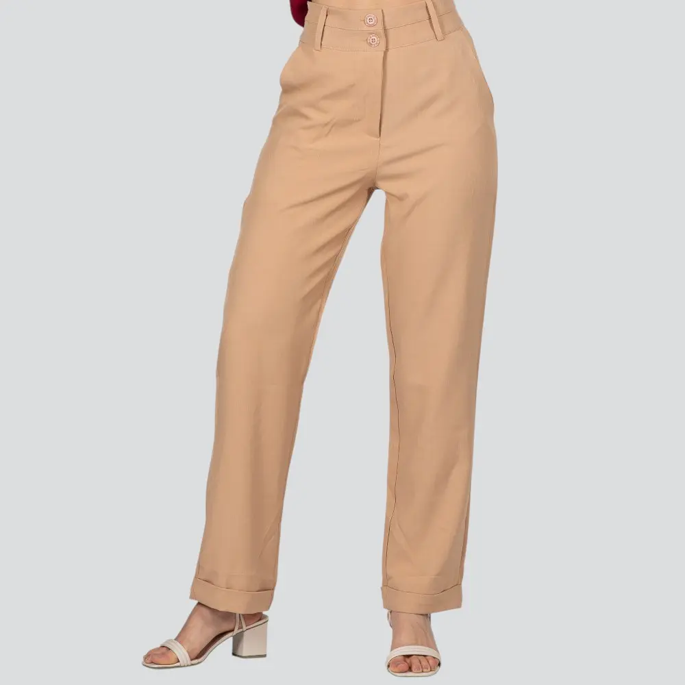 Calça Feminina Reta Alfaiataria .HQ-1657