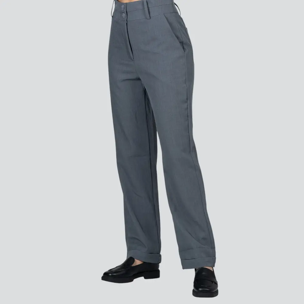 Calça Feminina Reta Alfaiataria .HQ-1657