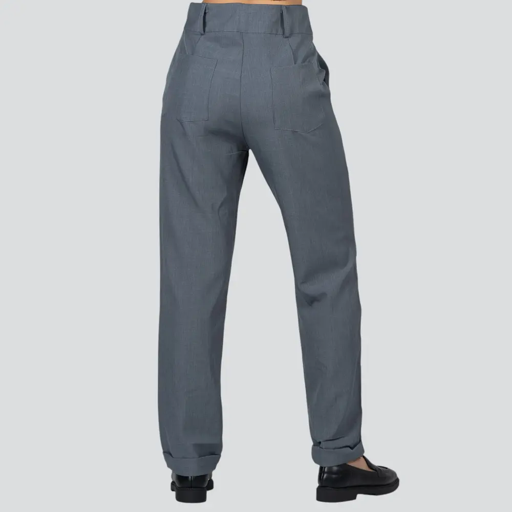 Calça Feminina Reta Alfaiataria .HQ-1657