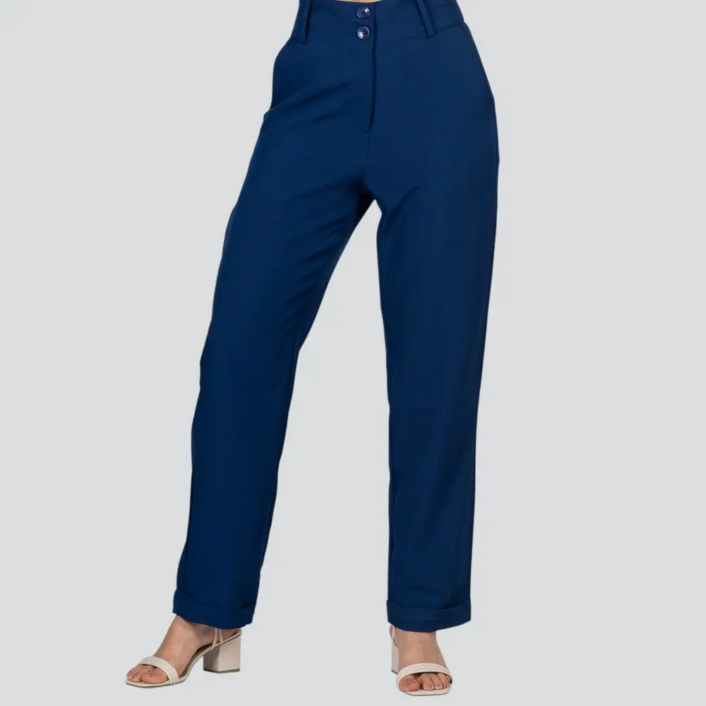 Calça Feminina Reta Alfaiataria .HQ-1657