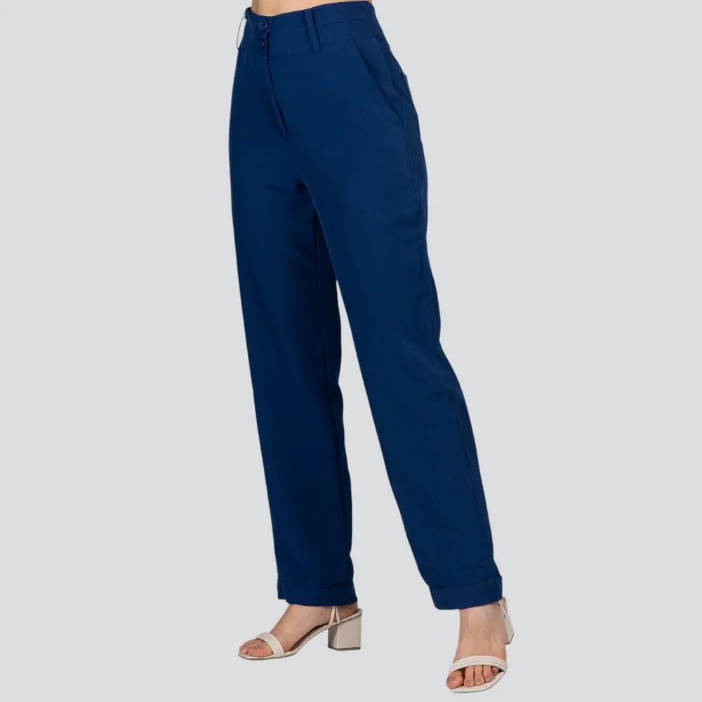 Calça Feminina Reta Alfaiataria .HQ-1657