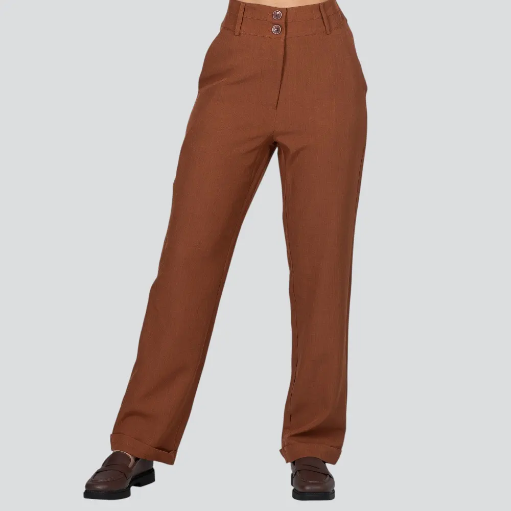 Calça Feminina Reta Alfaiataria .HQ-1657