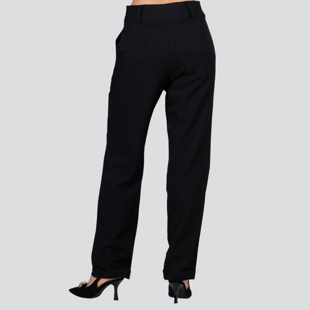 Calça Feminina Reta Alfaiataria .HQ-1657